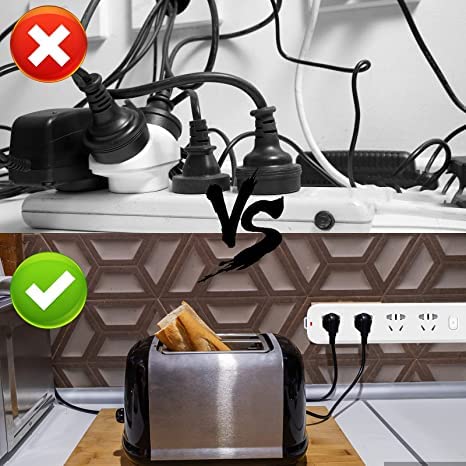 Heavy-Duty Power Strip Wall Mount Holder