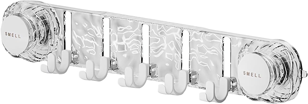 Rotating Vacuum Suction Multi-Hook Organizer Rack