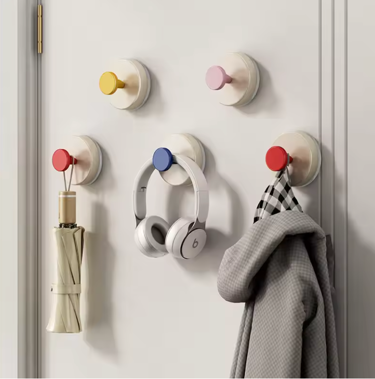 Rotating Vacuum Suction Wall Hook