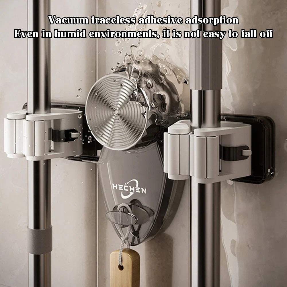 Wall Mount Mop Grippers Holder