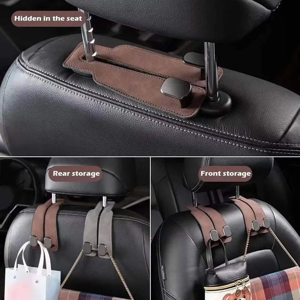 Premium Car Seat Headrest Hooks