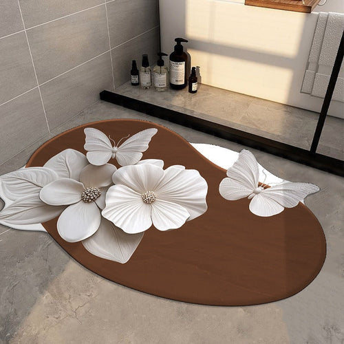 FlowerFusion 3D Floor Mat