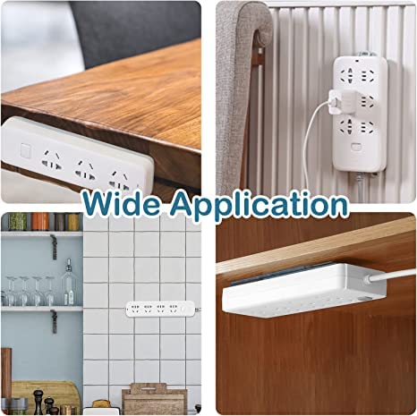 Heavy-Duty Power Strip Wall Mount Holder