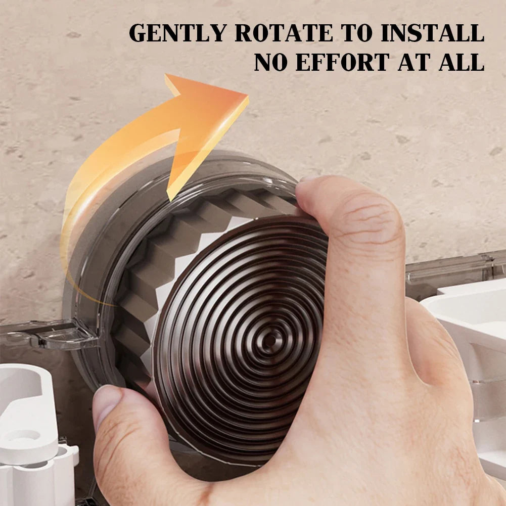 Wall Mount Mop Grippers Holder
