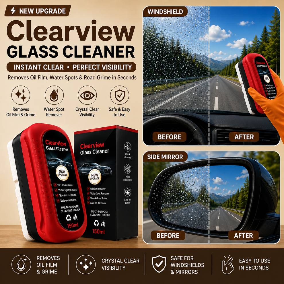 Car Windshield  Glass Cleaning Brush