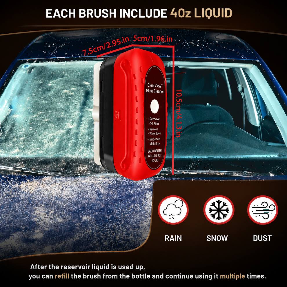 Car Windshield  Glass Cleaning Brush